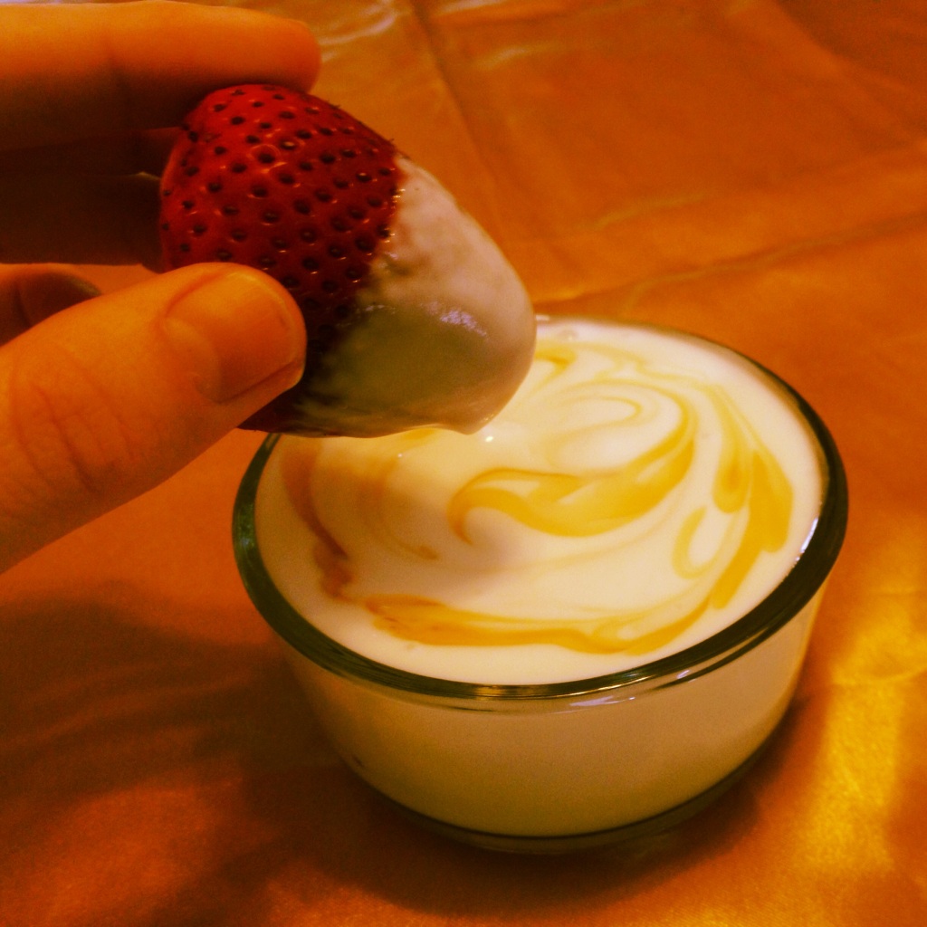 Tasty Tuesday: Honey Yogurt Dip | A Happy Lass